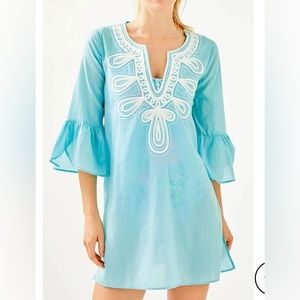 Lilly Pulitzer Piet swim coverup tunic dress XL